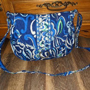 Vera Bradley Saddle Up Handbag in Mediterranean Blue
